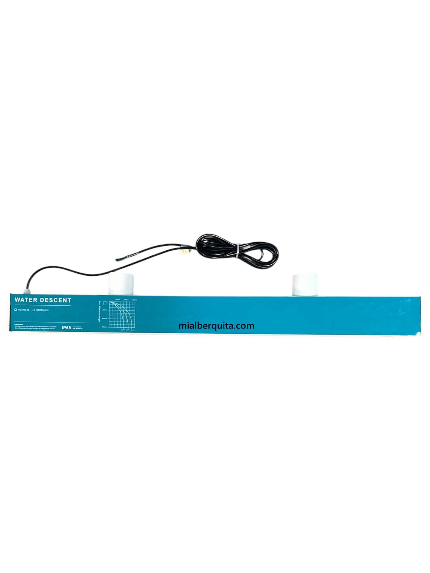 Cascada LED RGB 48" 120cm Labio 1" Conexión Trasera