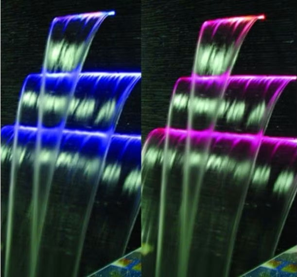 Cascada LED Watex Multicolor 12" Labio 1"