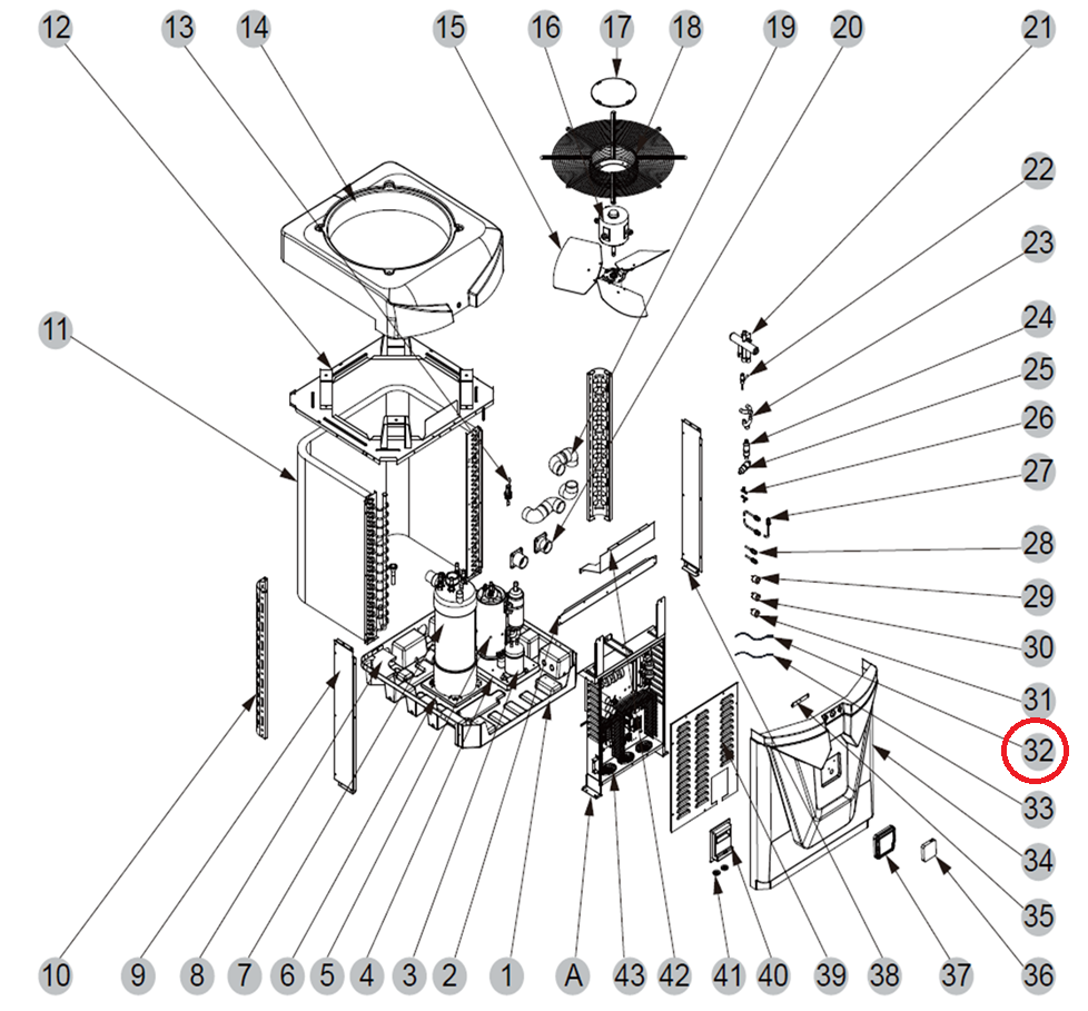 Sensor de Temperatura Bomba de Calor Inter Heat