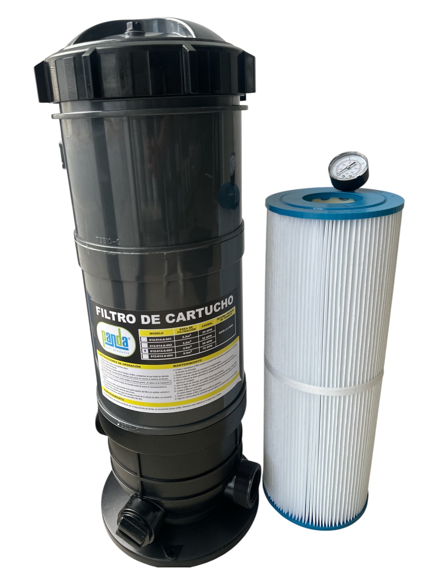 Filtro de Cartucho Panda 50 GPM