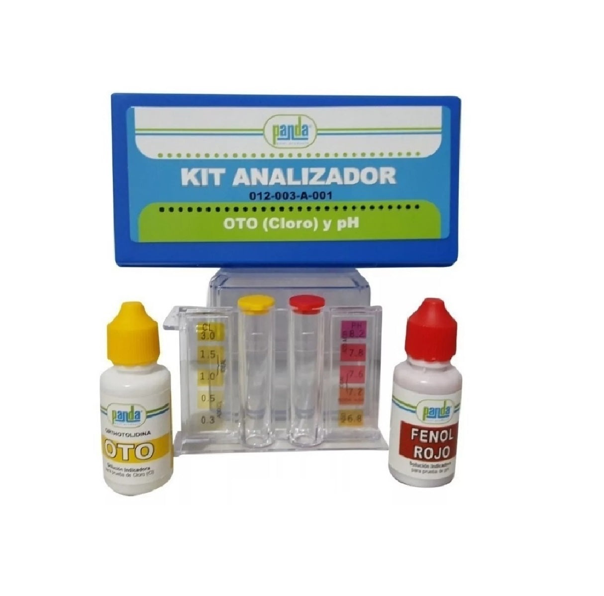 Kit analizador de cloro y pH