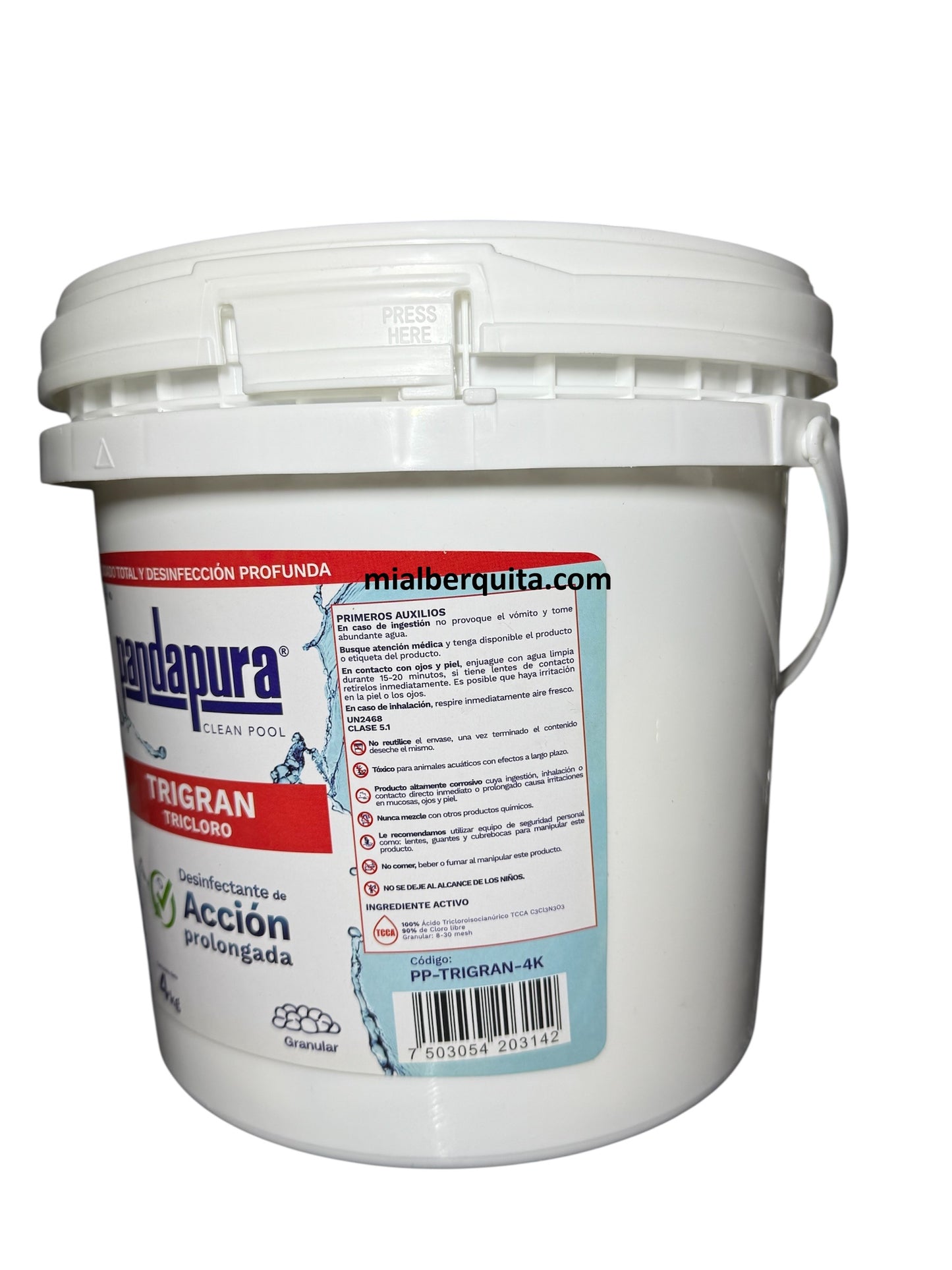 Tricloro Concentrado Pandapura Granular 4 kg