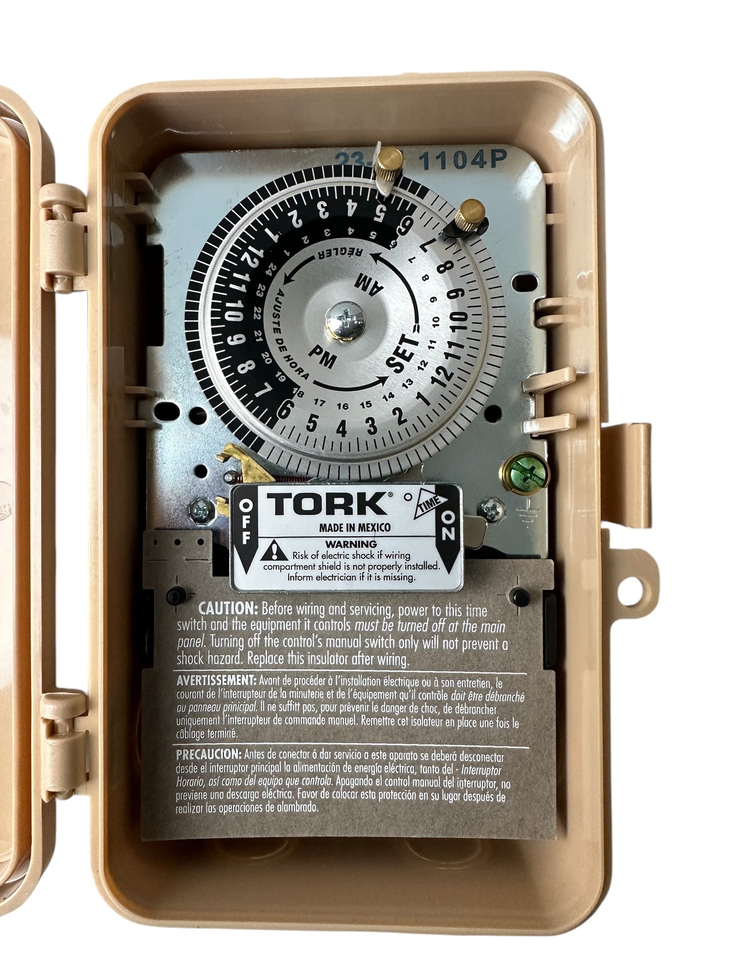 Interruptor de Tiempo Tork 1104P 220V