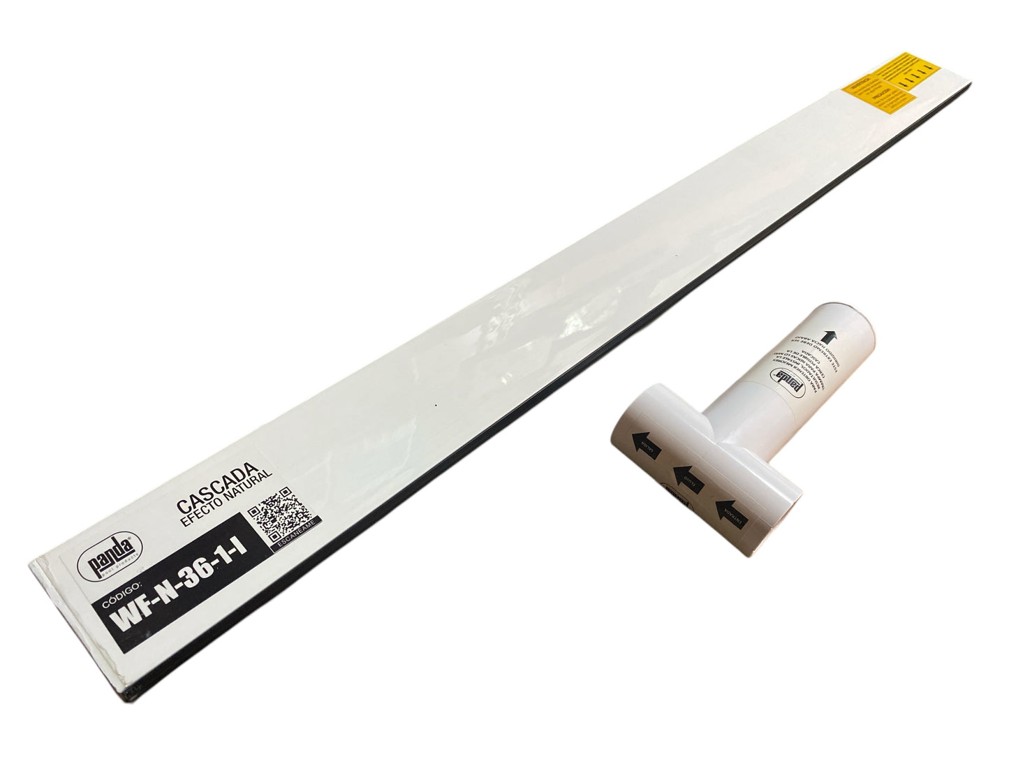 Cascada 36" Labio 1" con conexión inferior
