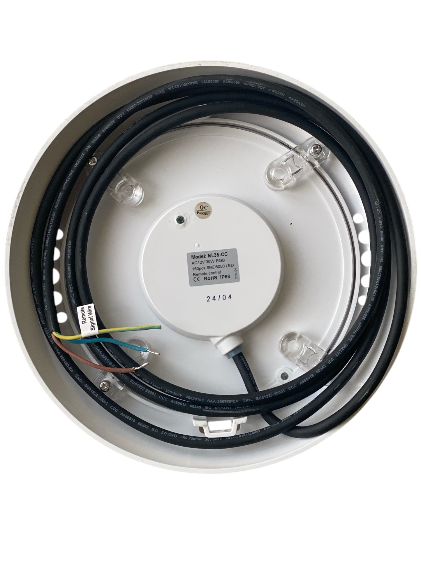 Reflector Nova Led RGB 15W 12V de 18cm c/control
