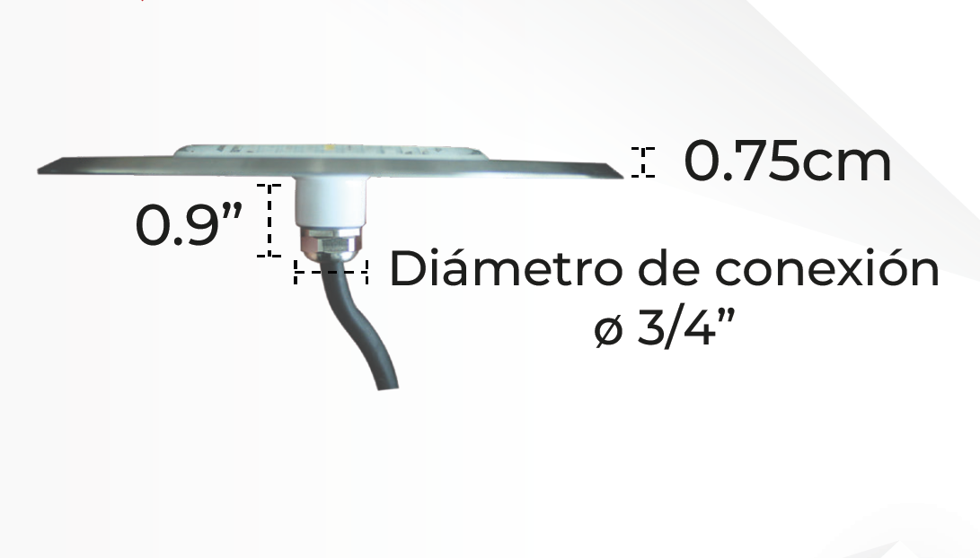 Reflector Lampara Ultra Delgado Hax 18W RGBW