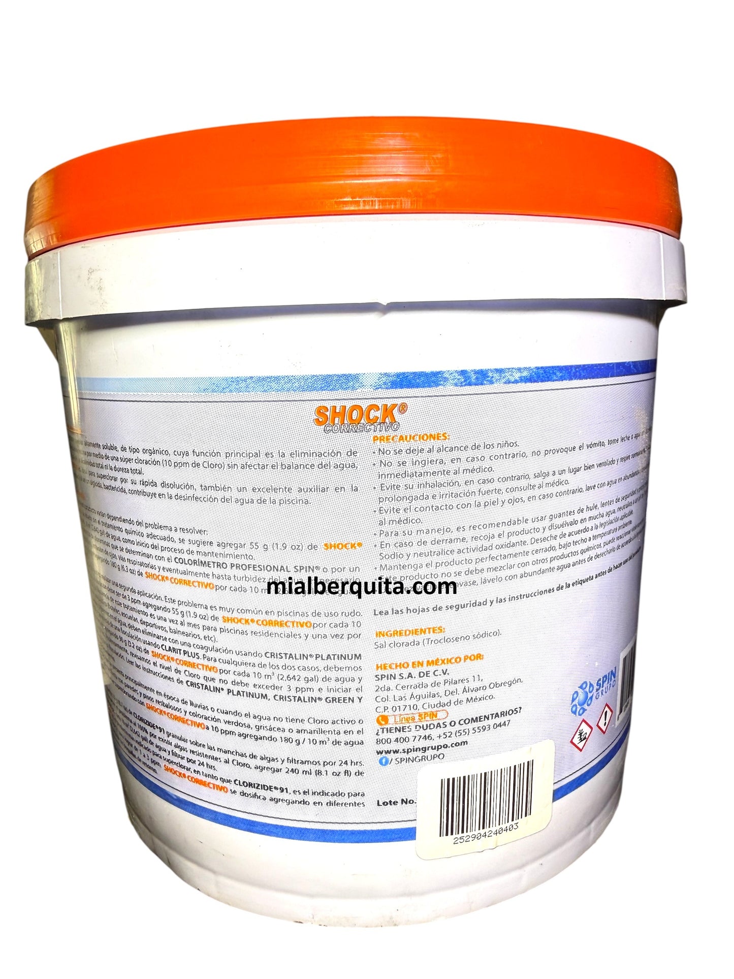 Dicloro Spin Shock Correctivo 4 kg