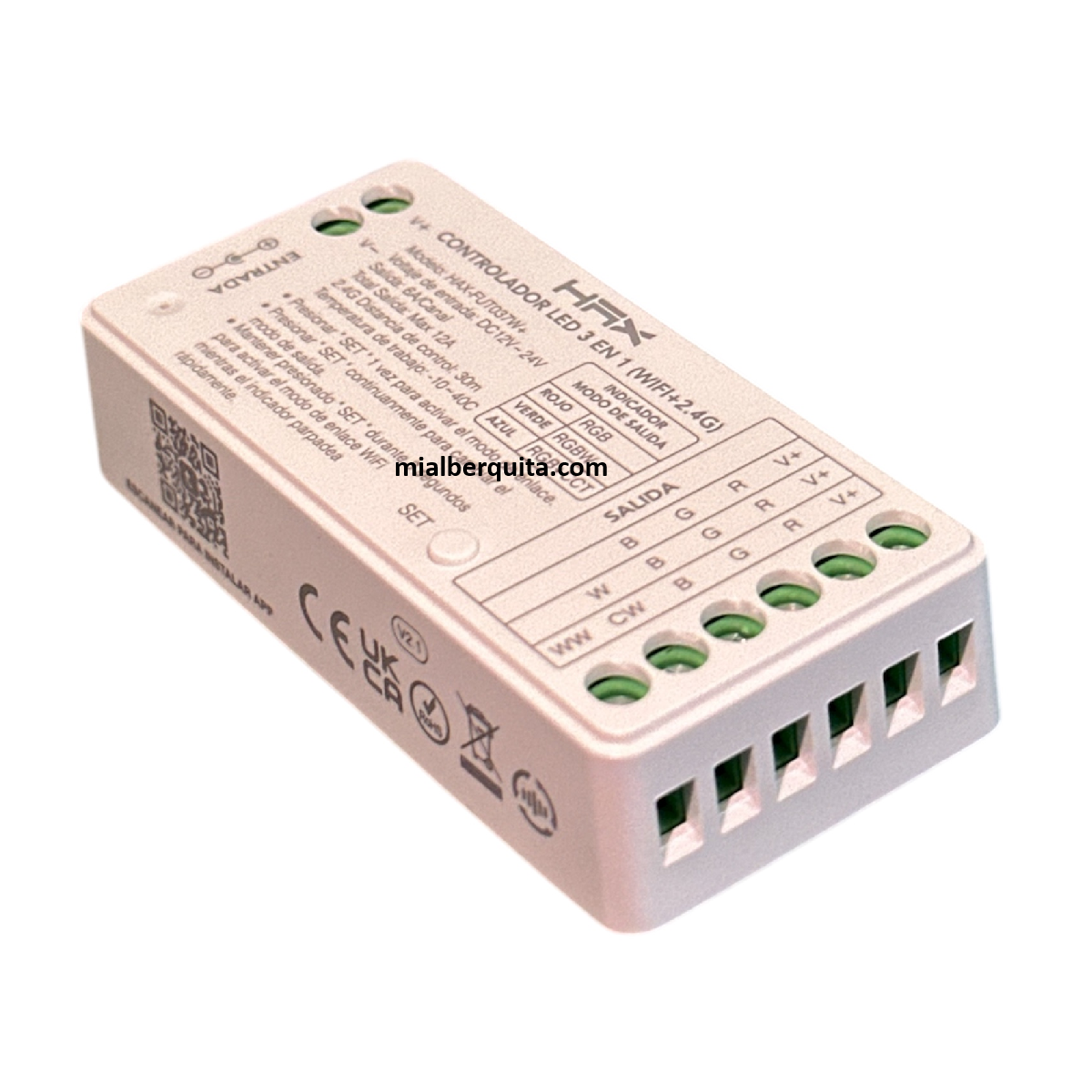 Controlador Hax 140W RGBW Wifi+2.4G