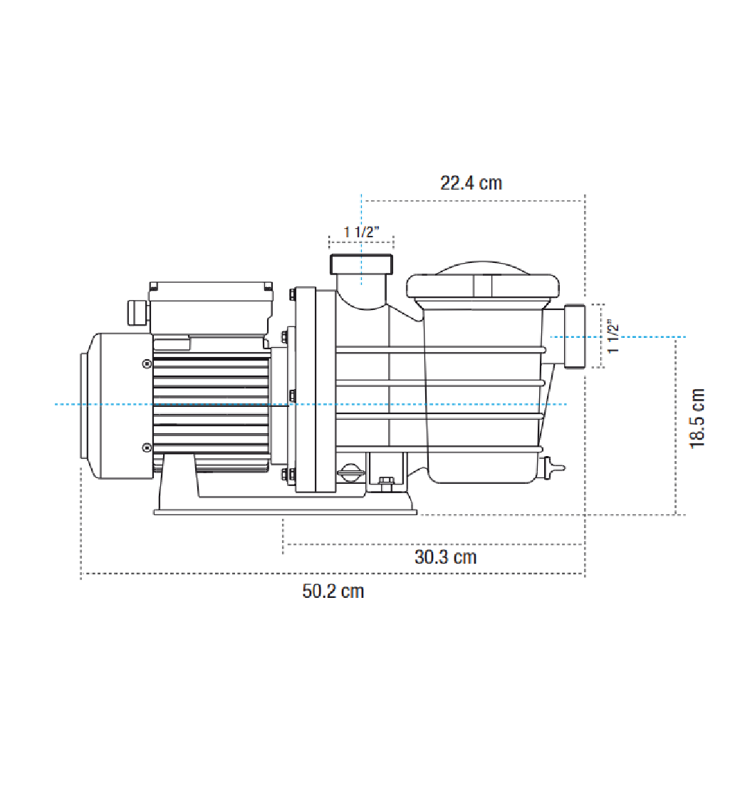 Motobomba Watex Serie Bravo 1 HP 110V