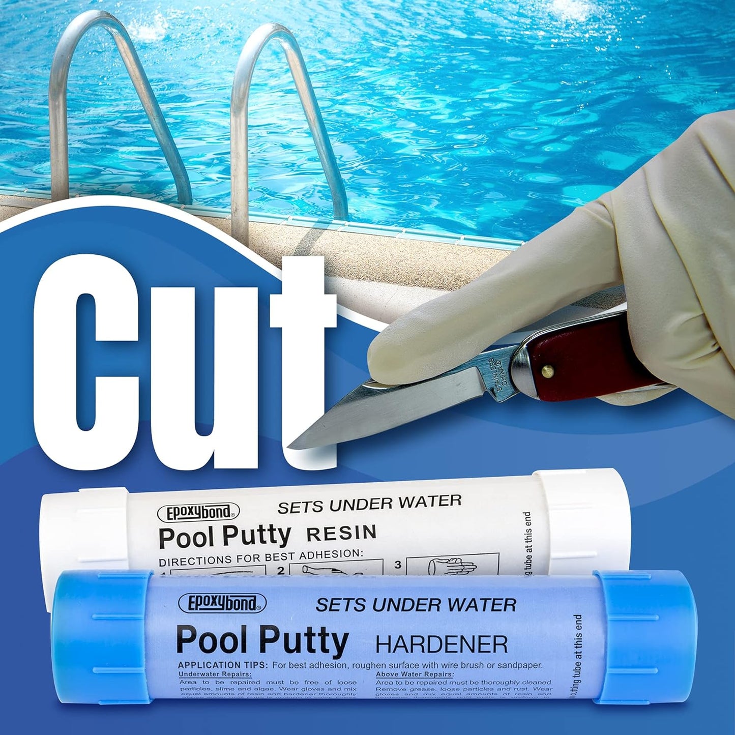 Sellador Pool Putty Reparador De Grietas