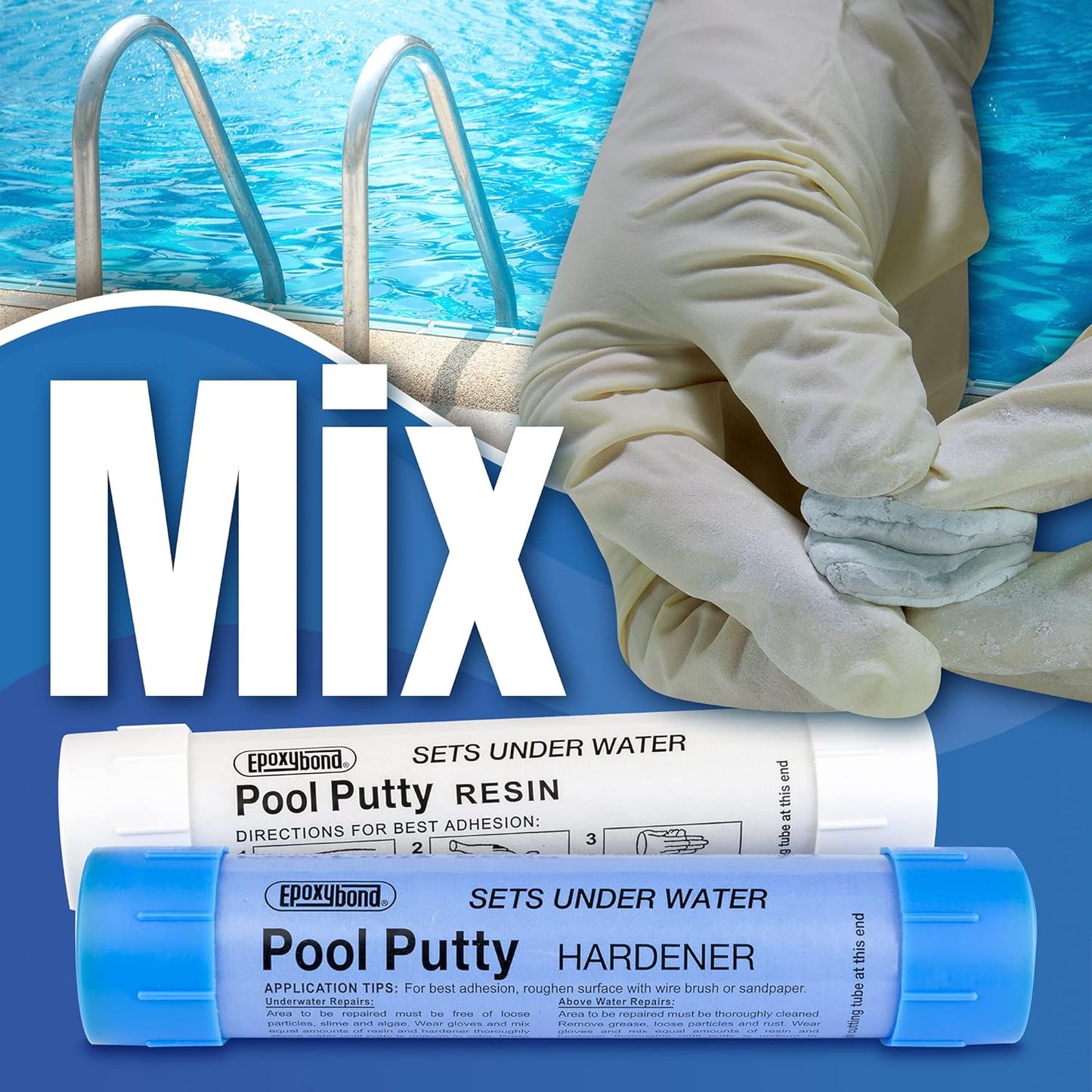 Sellador Pool Putty Reparador De Grietas