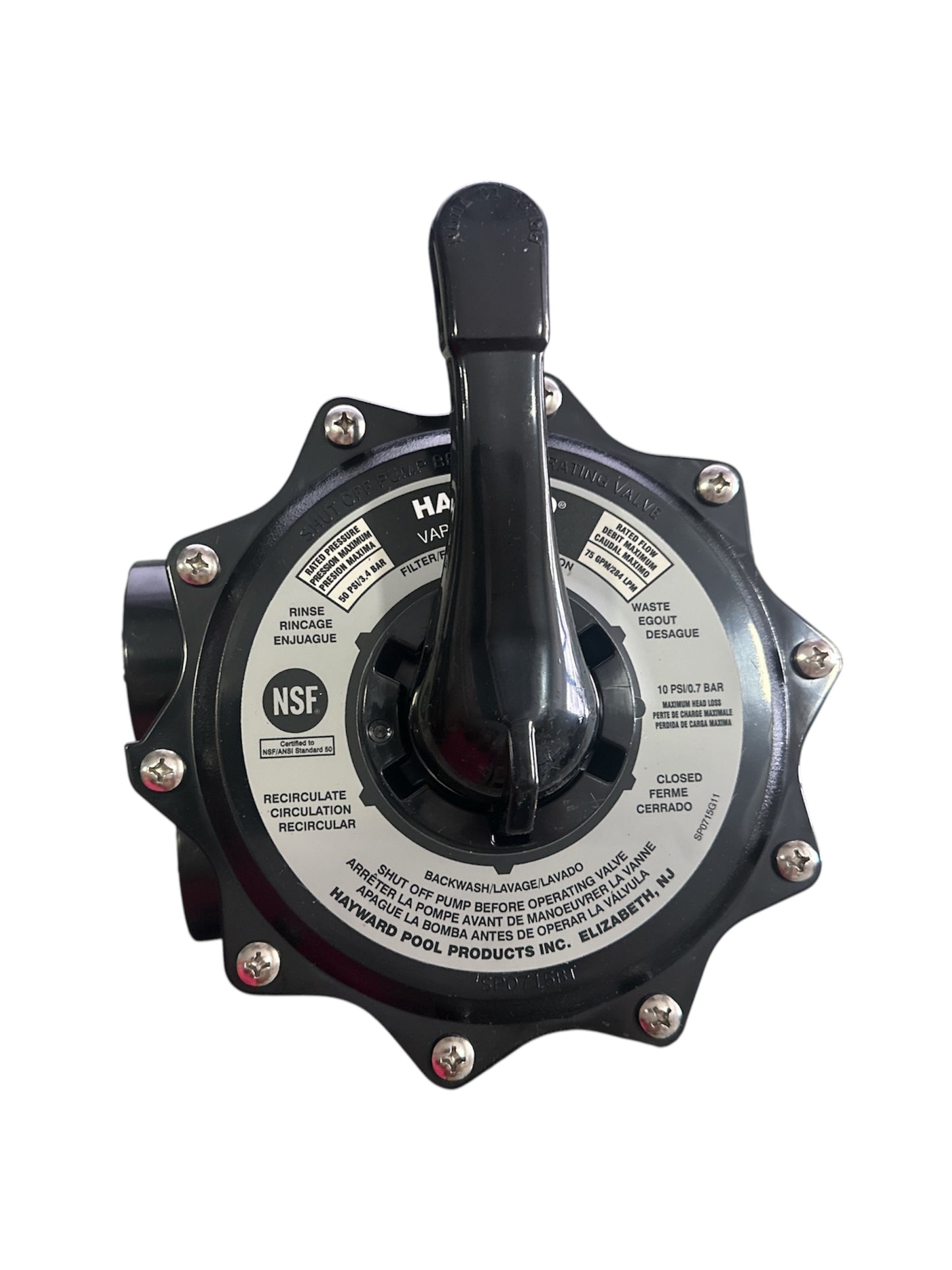 Válvula Multipuertos Completa 2" Hayward SP071620T