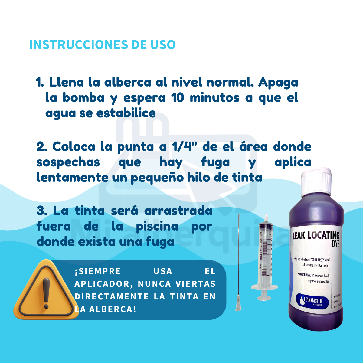 Leakmaster Detector de Fugas Azul 236 mL