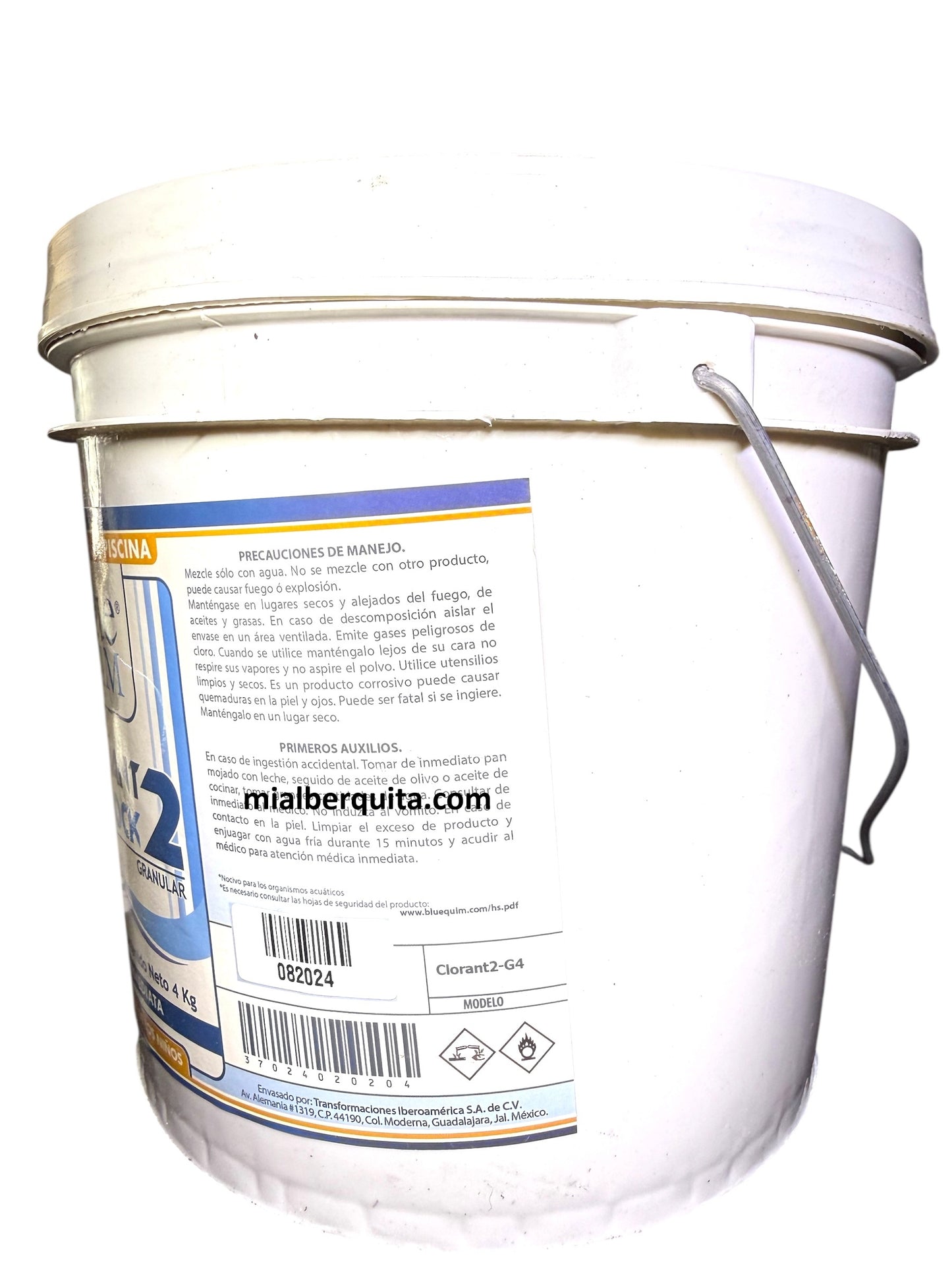 Dicloro Concentrado Shock Blue Quim 4 kg