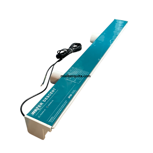 Cascada LED RGB 48" 120cm Labio 1" Conexión Trasera