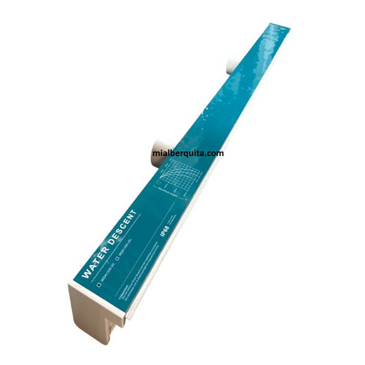 Cascada Natural 48" 120 cm Labio 1" Conexión Trasera
