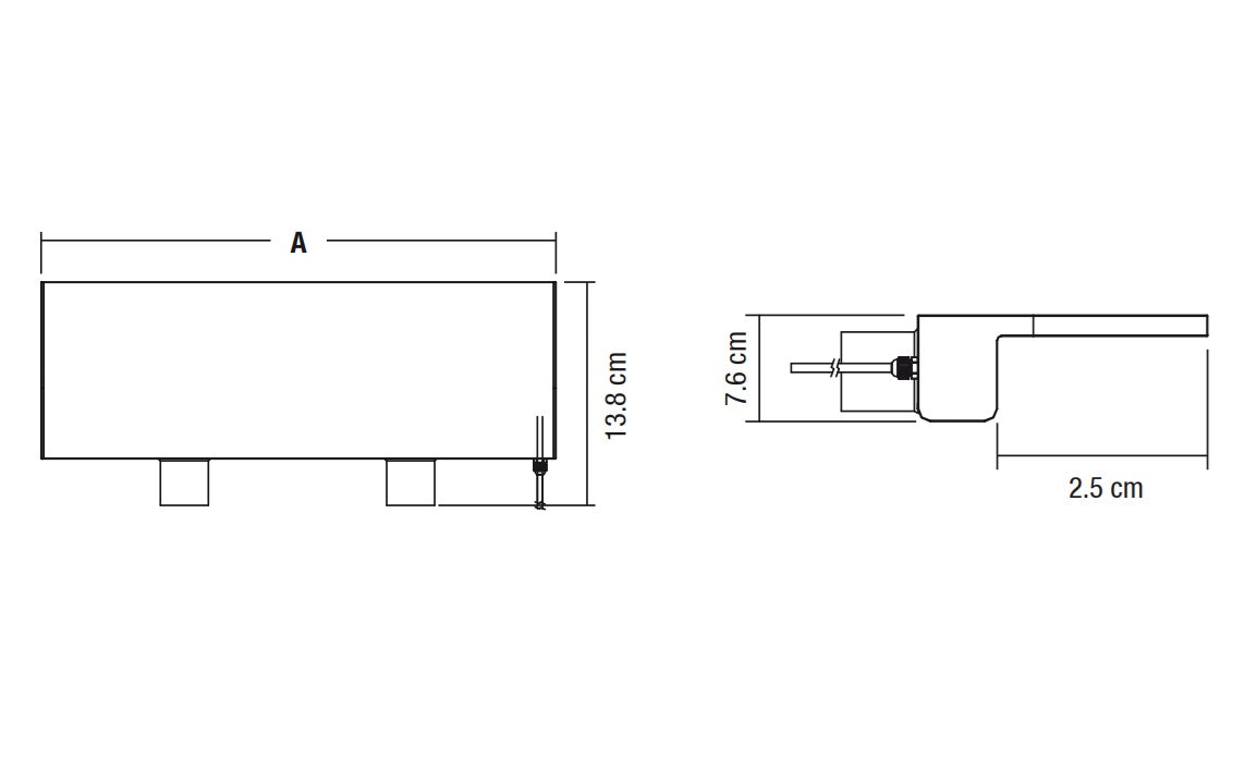 Cascada LED Watex Multicolor 48" Labio 1"
