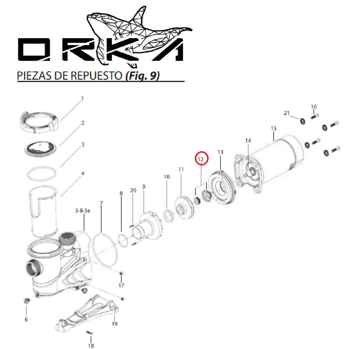 Sello Mecanico Bomba Carvin Orka