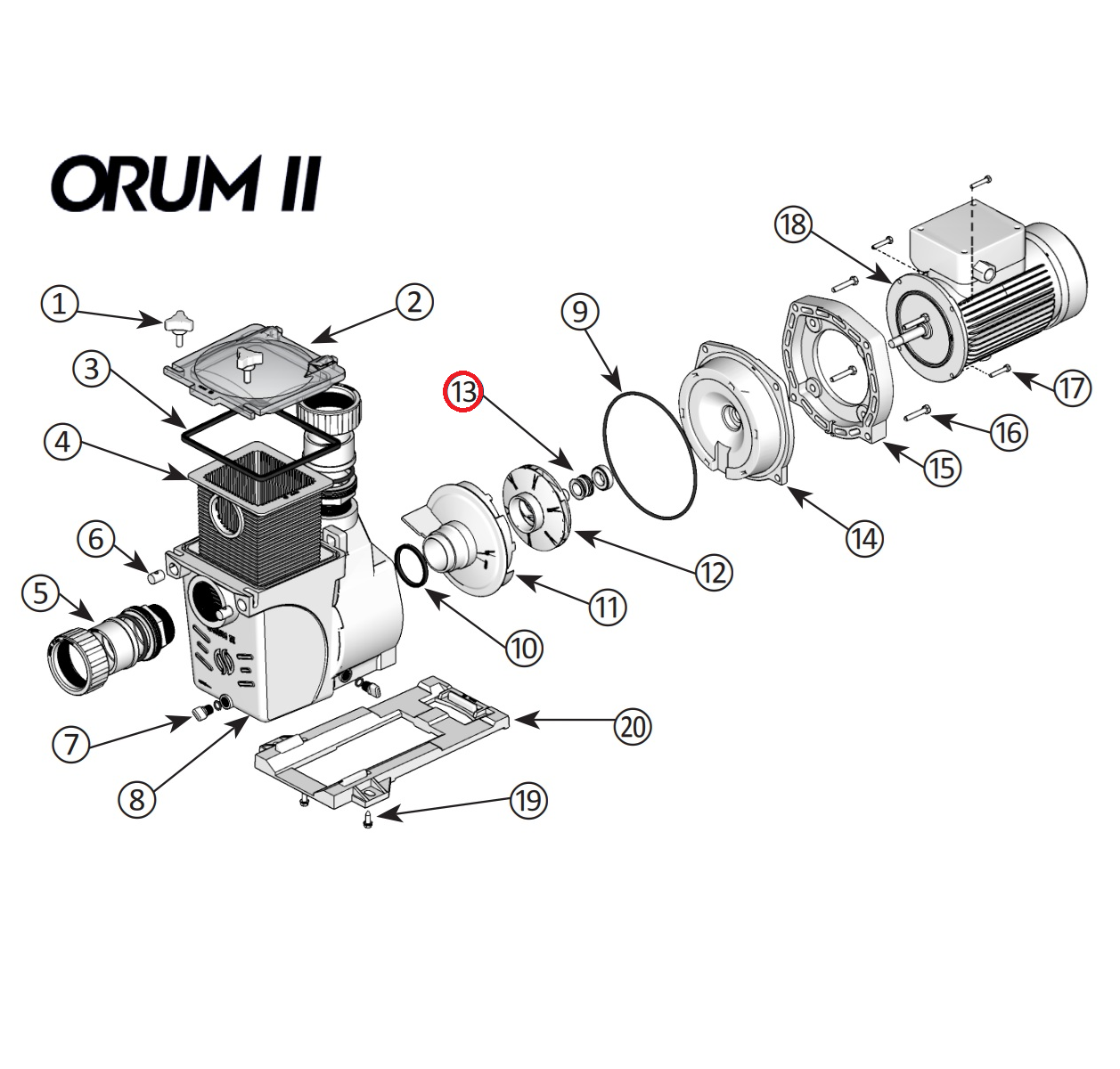 Sello Mecanico Bomba Orum 2 Nuevos Modelos