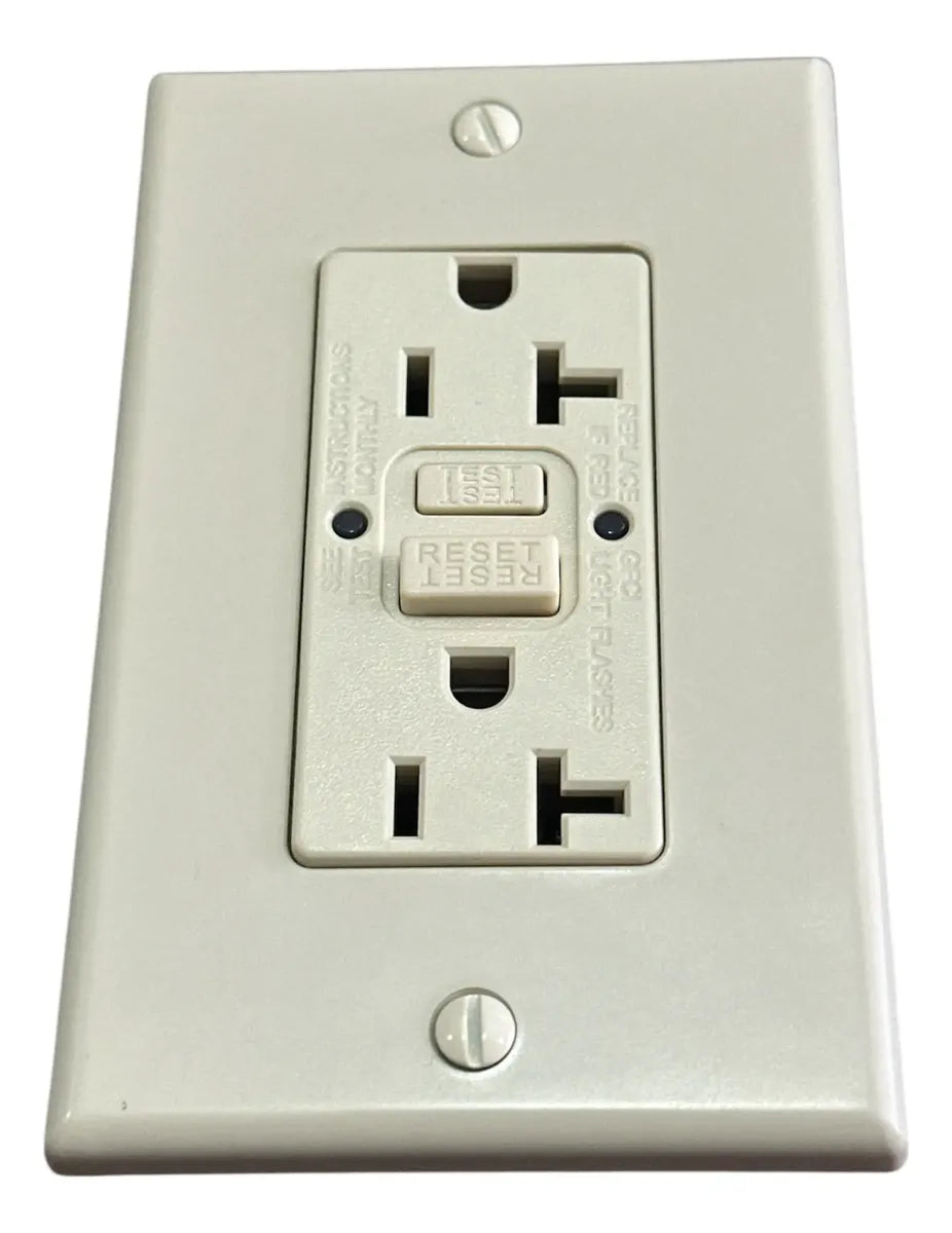 Contacto Enchuf Protector Gfci Falla Tierra 125v 20a