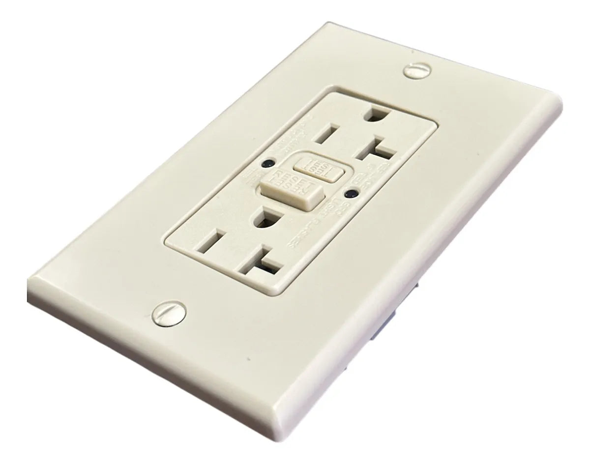 Contacto Enchuf Protector Gfci Falla Tierra 125v 20a