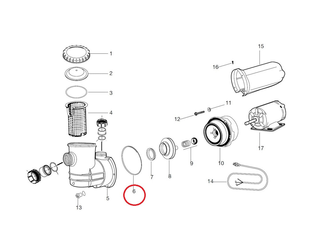 Empaque Oring Cuerpo Bomba Carvin LR