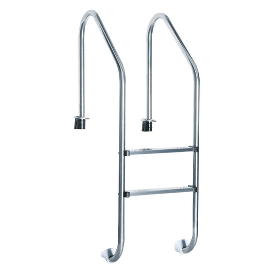 Escalera 2 Peldaños Completa Acero Inoxidable Panda