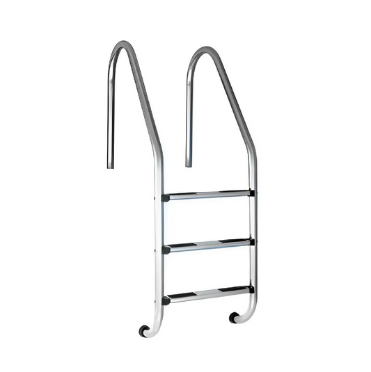 Escalera 3 Peldaños Completa Vertex Acero Inoxidable