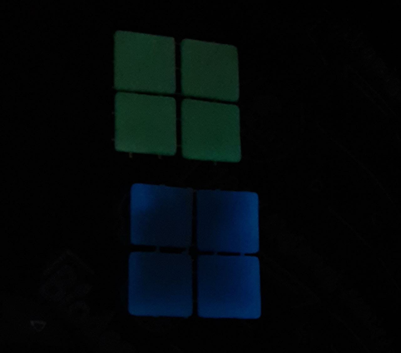 Mosaico Veneciano Luminiscente Azul Brilla en la Oscuridad (2.14 m2)