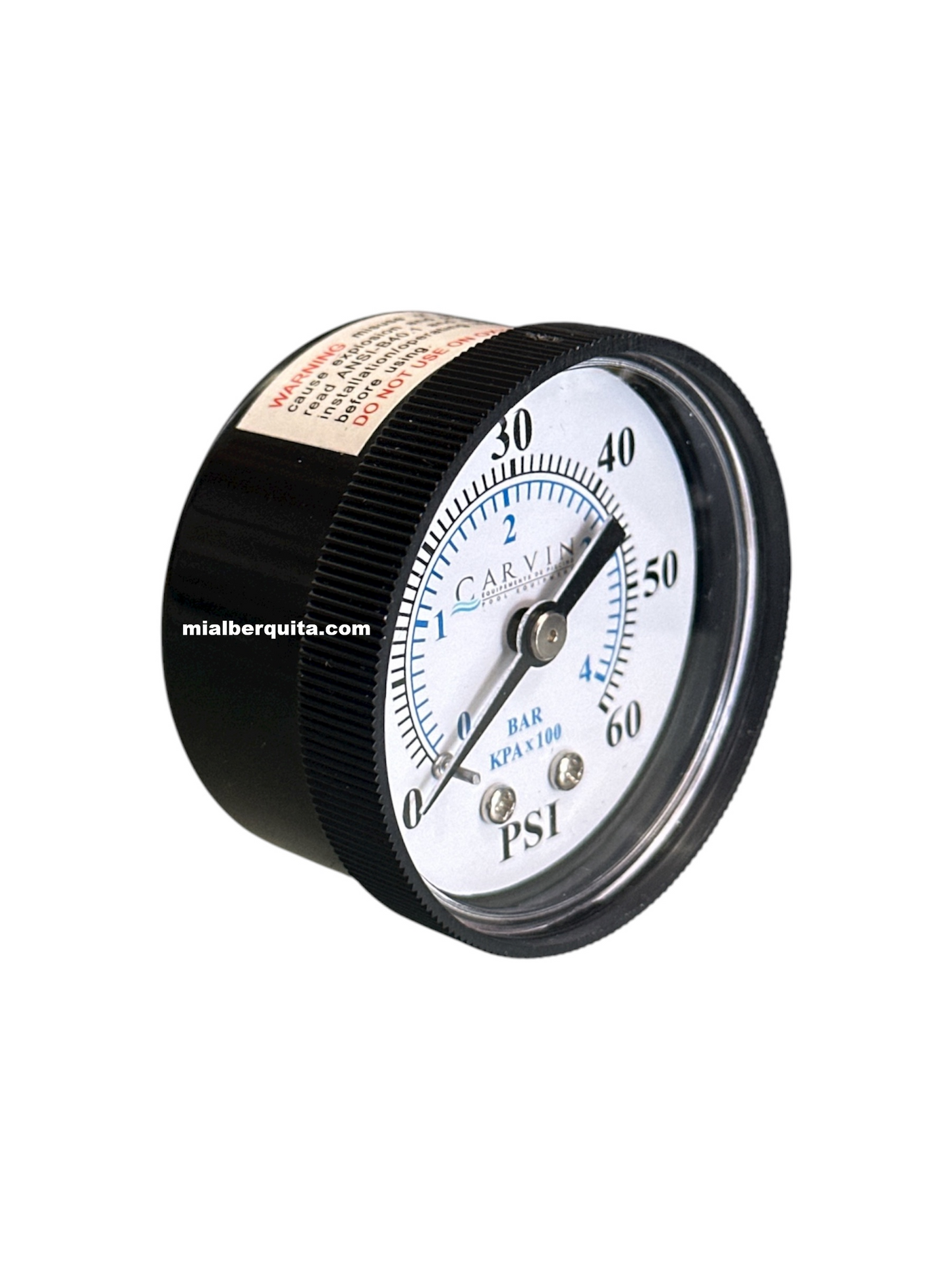 Manómetro Filtro Carvin 60 PSI