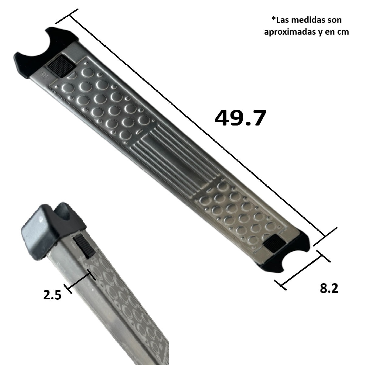 Peldaño C/tornillos Y Tapon Escalera Inter Water