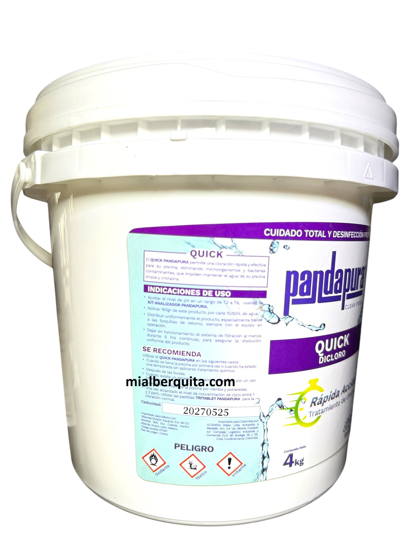 Dicloro Shock Pandapura Quick 4 kg