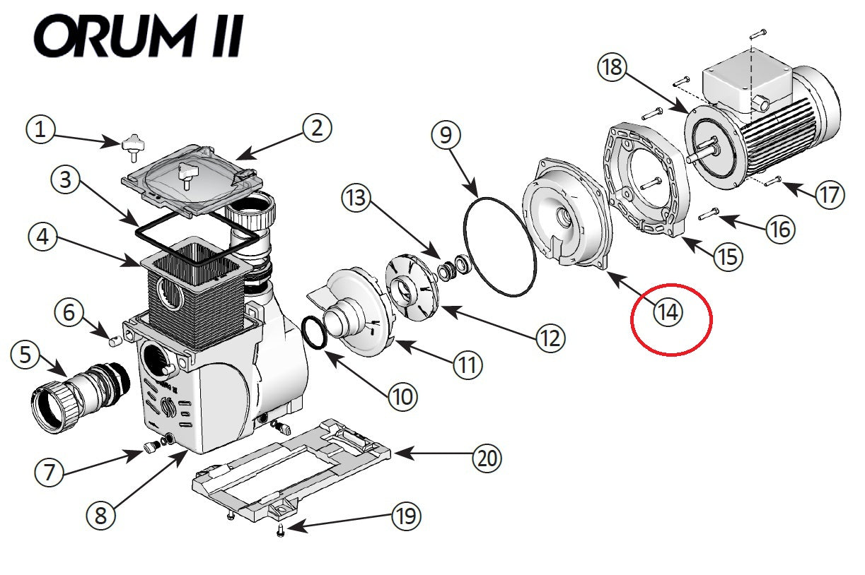 Refaccion Plato Sello Bomba Orum 2