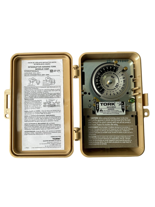 Interruptor de Tiempo Tork 1104P 220V