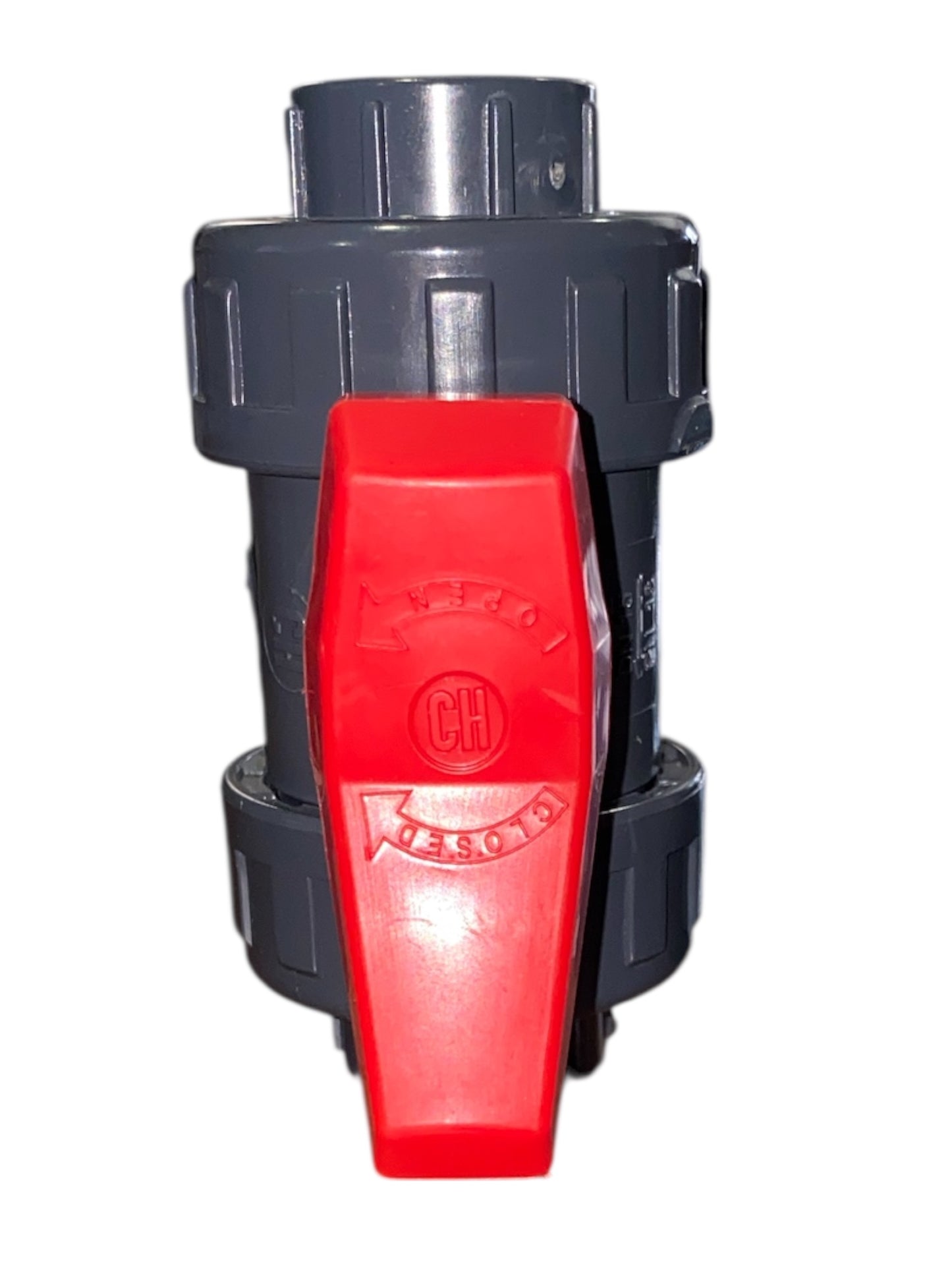 Válvula Bola 1/2" CH Aquaram Roja Doble Tuerca Union