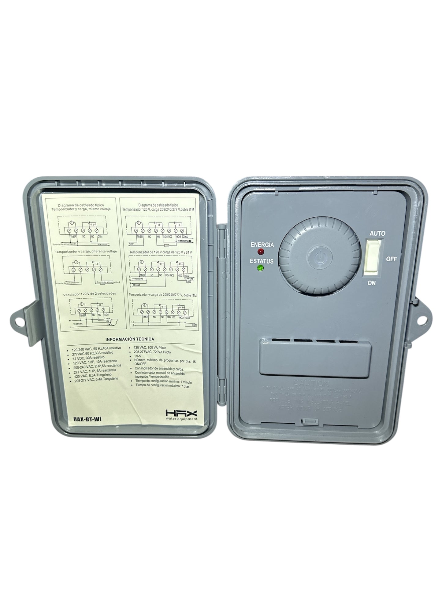 Interruptor Reloj Timer Hax Via WiFi 110V / 220V