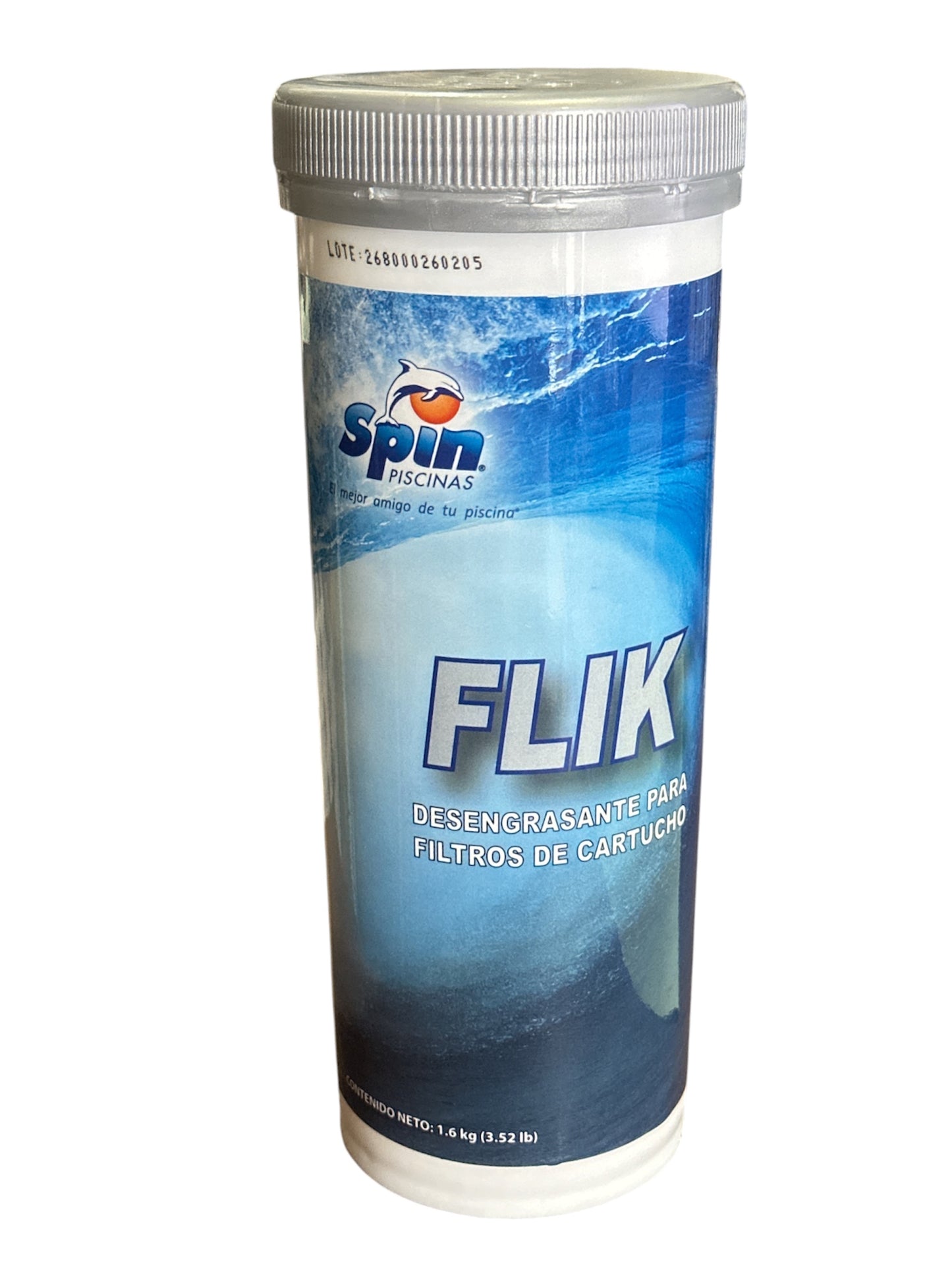 Spin Flik Desengrasante Para Alberca De 1.6 Kg Blanco