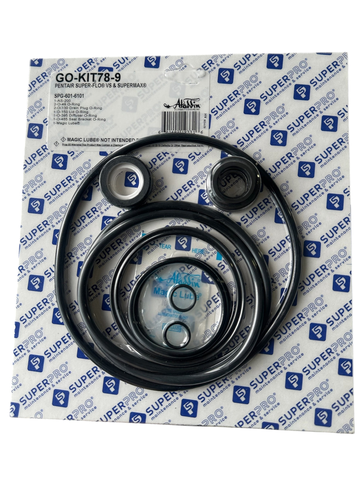 Kit Empaques Sello Mecanico Bomba Pentair Superflo