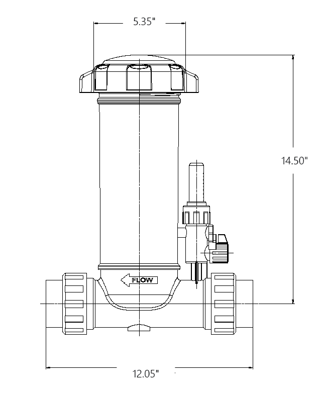 Clorador Automatico Conex 2 PuLG Cmp 2kg