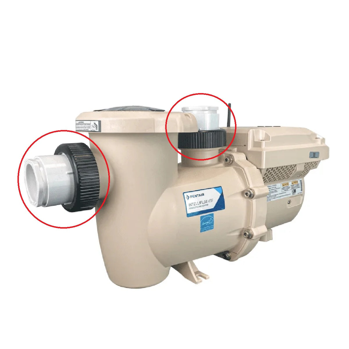 Conexiones Racors Bomba Pentair Intelliflo3 3in 410029