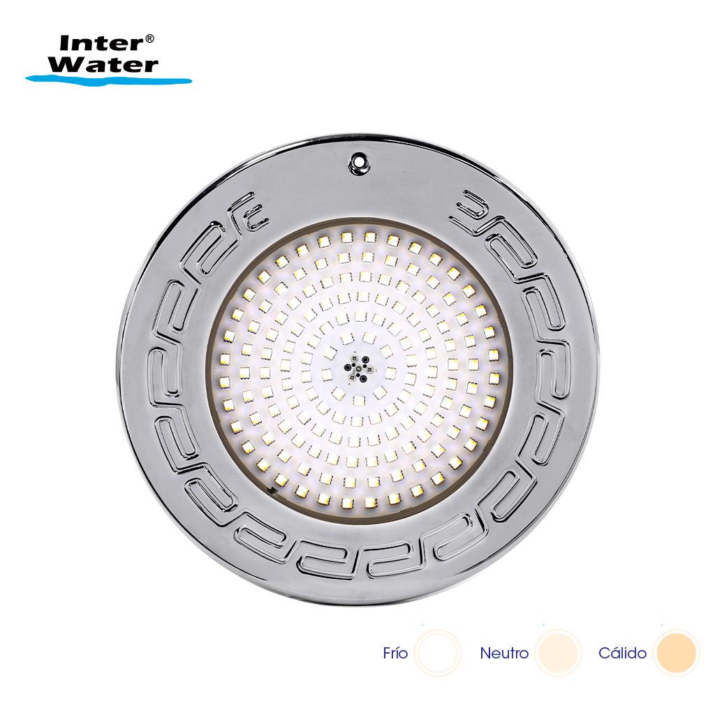 Reflector Inter Nova Led Blanco 10w 12v Nicho 15cm