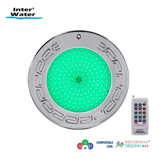 Reflector Inter Nova Led Rgbw 32w Nicho 25cm Control