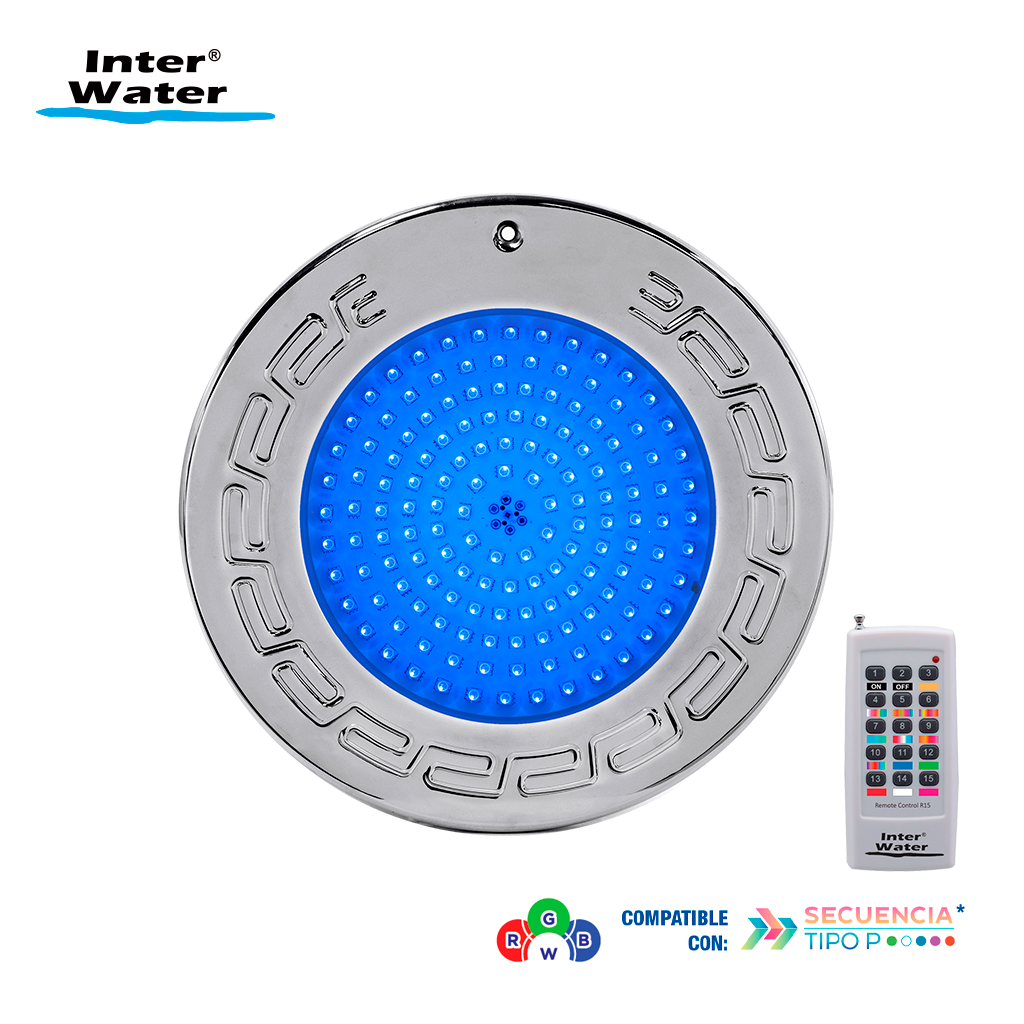 Reflector Inter Nova Led Rgbw 10w Nicho 15cm Control