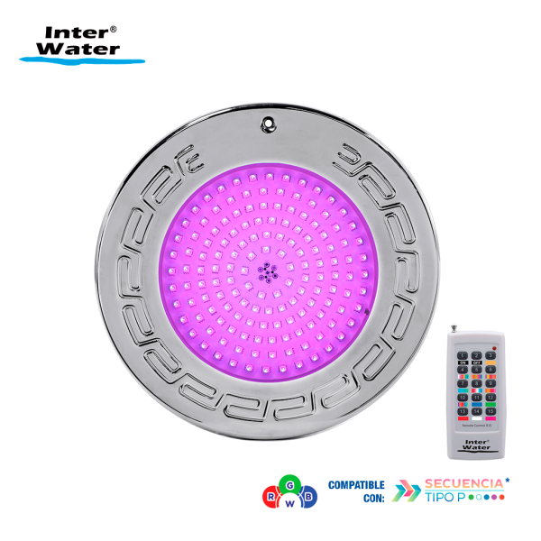 Reflector Inter Nova Led Rgbw 32w Nicho 25cm Control