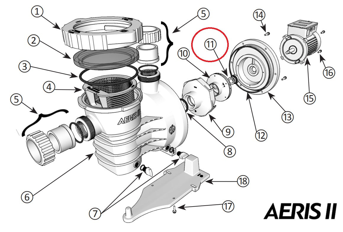 Sello Mecánico Bomba Aeris 2 Nuevos Modelos