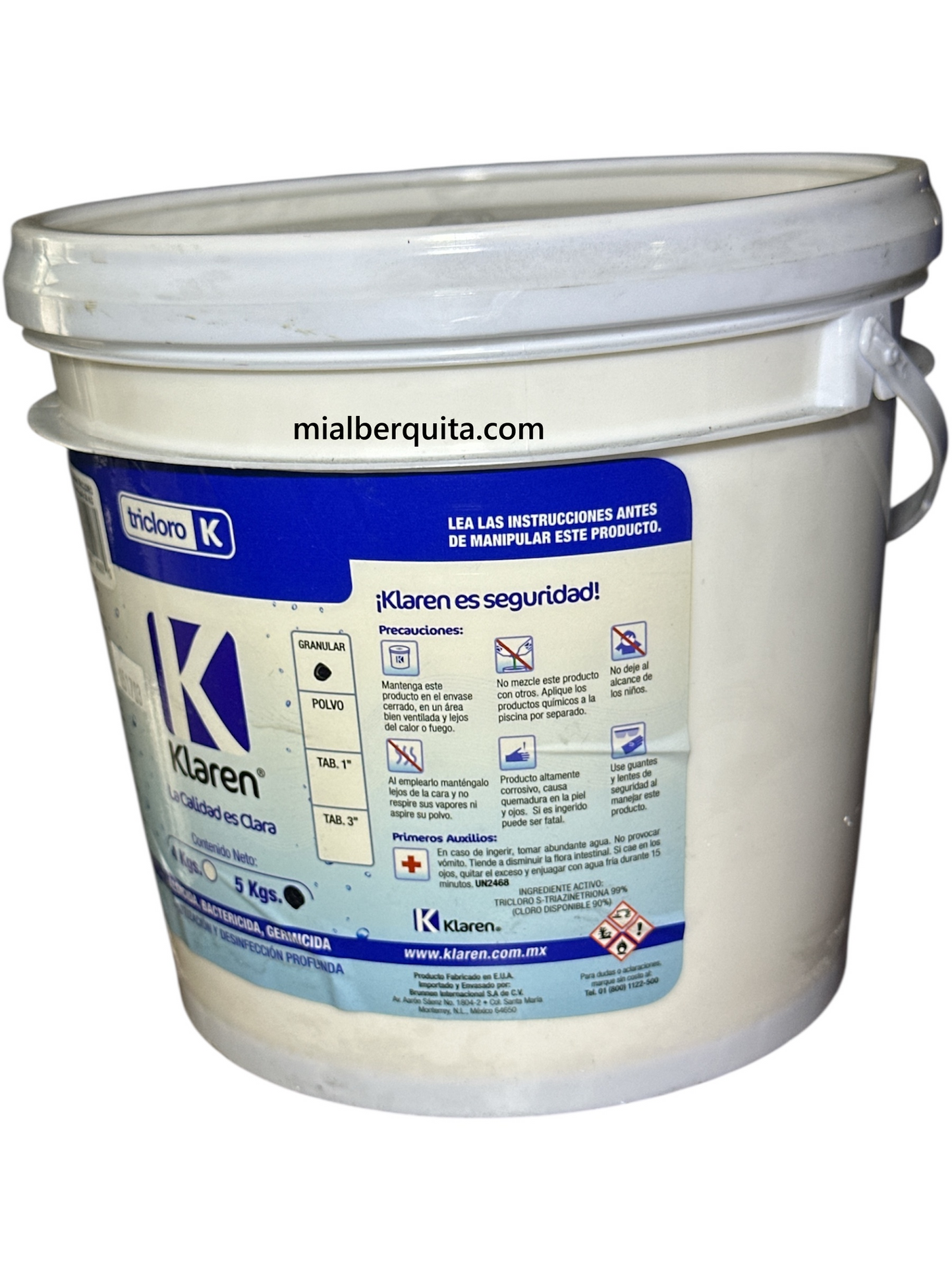Tricloro Concentrado Klaren Granular 5 kg