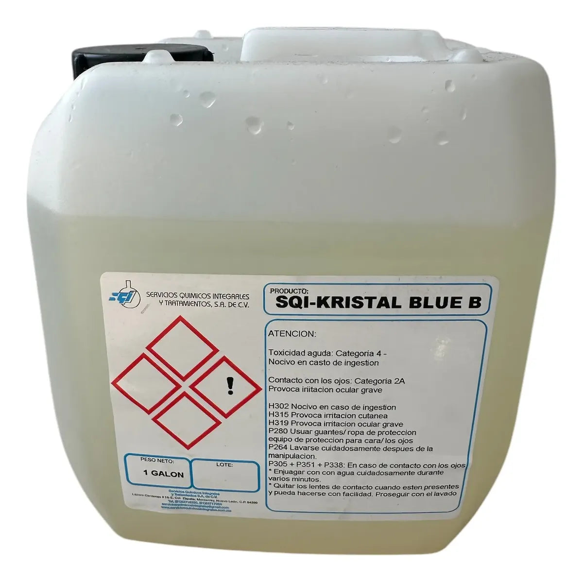 Algicida Clarificador Filtros Krystal Blue 1 Gal