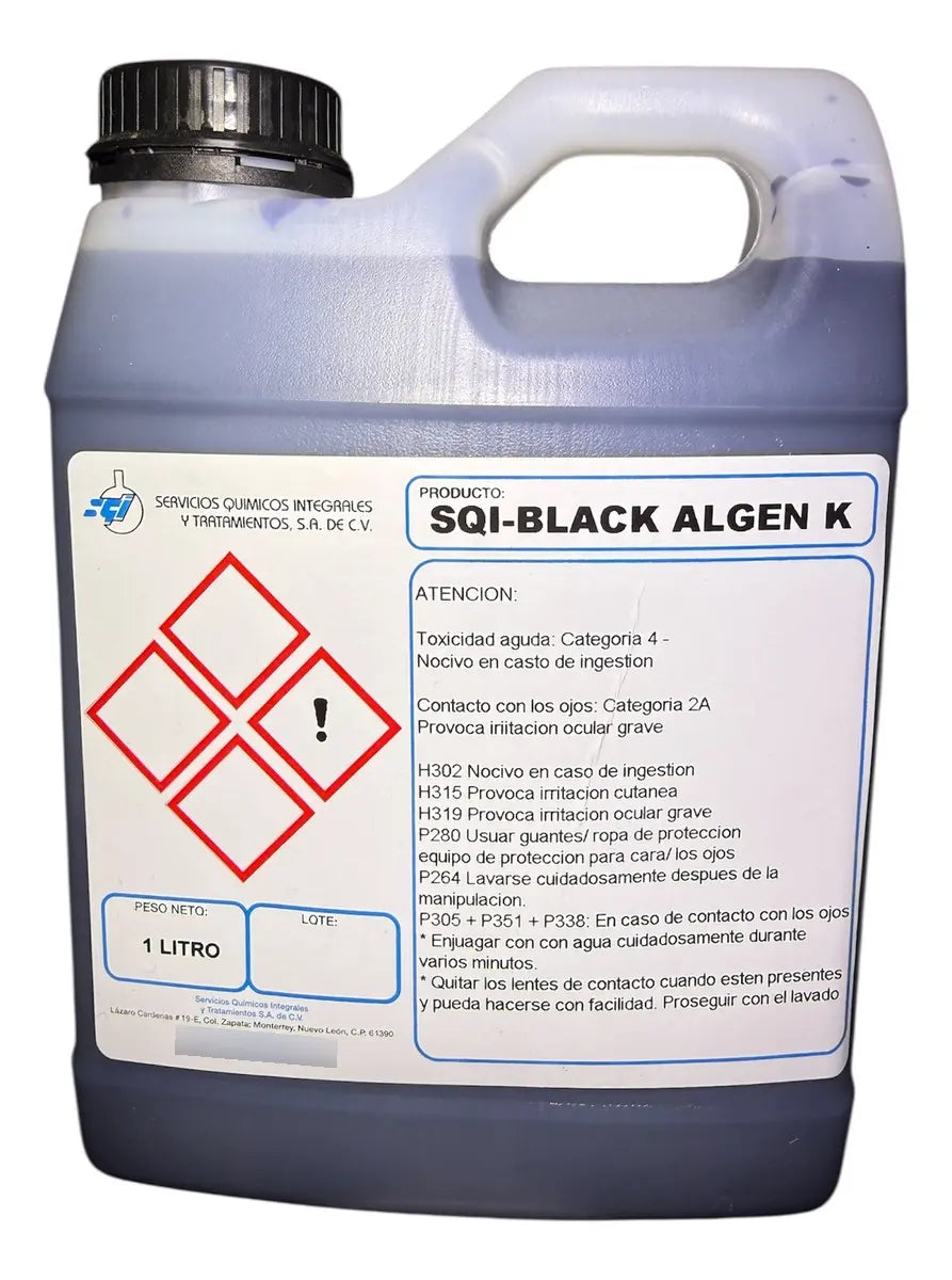 Algicida Black Algen 1 Lt Para Alga Negra
