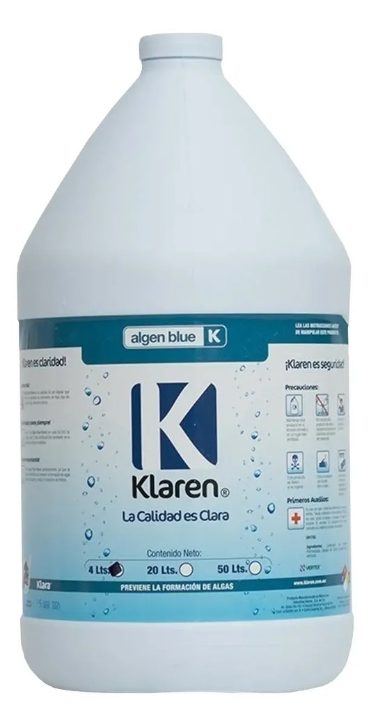 Algicida Preventivo Algen Blue Klaren 4 Lt
