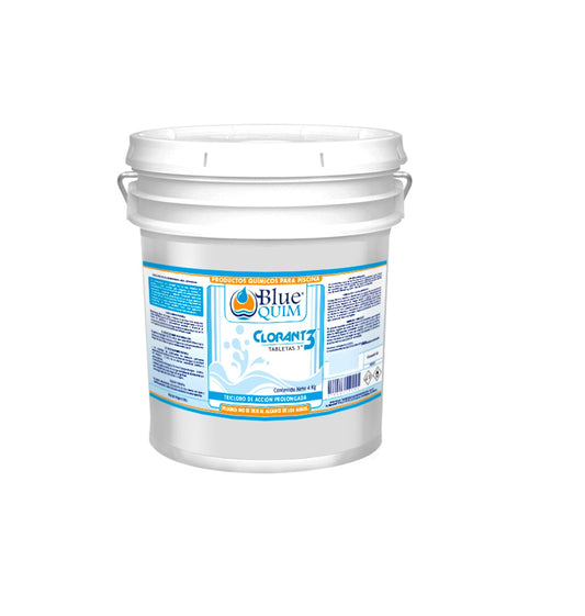 Tricloro Acción Prolongada Blue Quim Tableta 3" 4KG